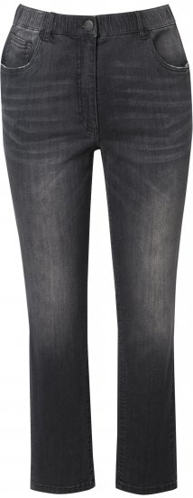 Ulla Popken Vintage Wash Stretch Fit Jeans Black - Дамски Дънки & Панталони в Големи Размери – Plus Size - 