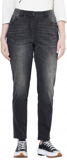 Ulla Popken Vintage Wash Stretch Fit Jeans Black - Дамски Дънки & Панталони в Големи Размери – Plus Size - 