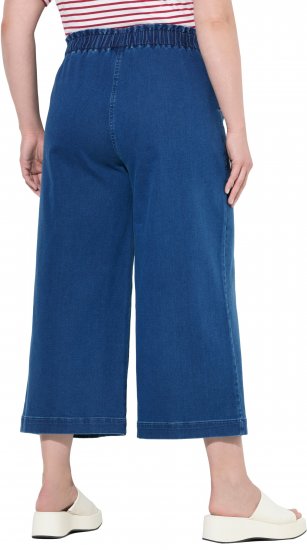 Ulla Popken Denim Culottes Blue - Дамски Дънки & Панталони в Големи Размери – Plus Size - 