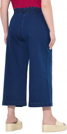 Ulla Popken Denim Culottes Denim Blue - Дамски Дънки & Панталони в Големи Размери – Plus Size - 
