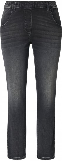 Ulla Popken Vintage Wash Jeggings Black - Дамски Дънки & Панталони в Големи Размери – Plus Size - 