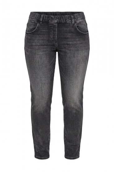 Ulla Popken Vintage Wash Jeggings Black - Клин - Клинове в големи размери
