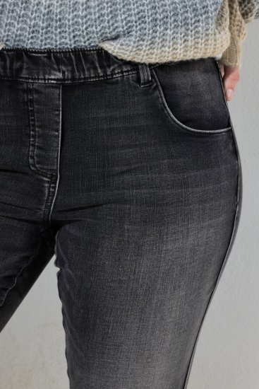 Ulla Popken Vintage Wash Jeggings Black - Клин - Клинове в големи размери