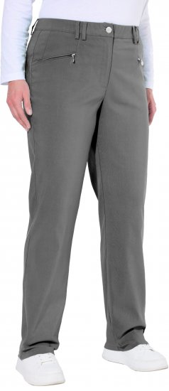 Ulla Popken Thermal Stretch Fit Mony Pants Graphite Grey - Дамски Дънки & Панталони в Големи Размери – Plus Size - 