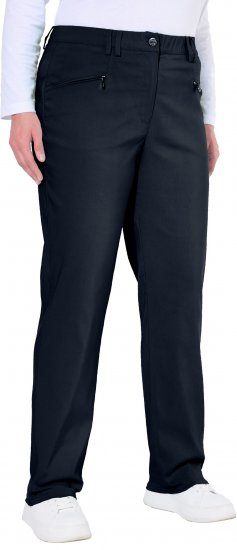Ulla Popken Thermal Stretch Fit Mony Pants Navy Blue - Дамски Дънки & Панталони в Големи Размери – Plus Size - 