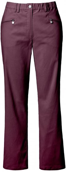 Ulla Popken Thermal Stretch Fit Mony Pants Aubergine - Дамски Дънки & Панталони в Големи Размери – Plus Size - 