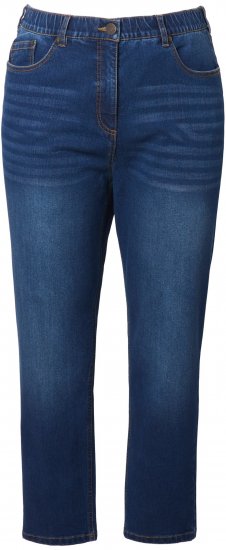 Ulla Popken Stretch Fit Mom Jeans Blue Denim - Дамски Дънки & Панталони в Големи Размери – Plus Size - 