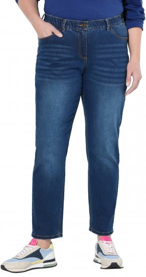 Ulla Popken Stretch Fit Boyfriend Jeans Blue - Дамски Дънки & Панталони в Големи Размери – Plus Size - 
