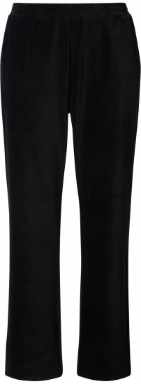 Ulla Popken Corduroy Elastic Waist Pants Black - Дамски Дънки & Панталони в Големи Размери – Plus Size - 