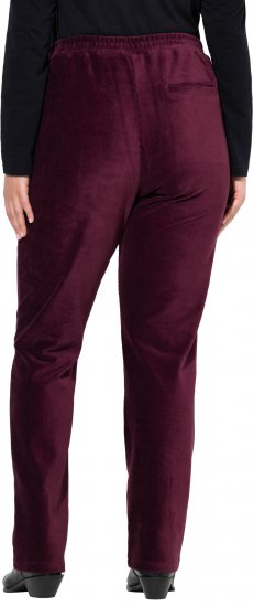 Ulla Popken Corduroy Elastic Waist Pants Brown - Дамски Дънки & Панталони в Големи Размери – Plus Size - 