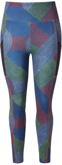 Ulla Popken Quick Drying Stitch Print Performance Leggings Grey - Дамски Дънки & Панталони в Големи Размери – Plus Size - 