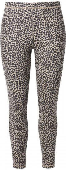 Ulla Popken Leopard Print Ski Leggings Black - Дамски Дънки & Панталони в Големи Размери – Plus Size - 