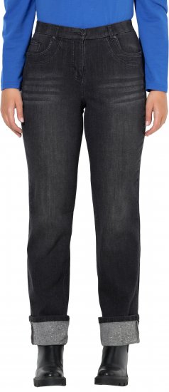Ulla Popken Rhinestone Studded Jeans Grey - Дамски Дънки & Панталони в Големи Размери – Plus Size - 