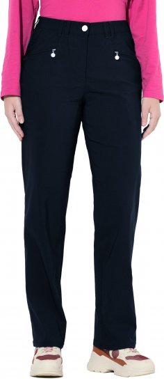 Ulla Popken Bengaline Elastic Waist Pants Navy - Дамски Дънки & Панталони в Големи Размери – Plus Size - 