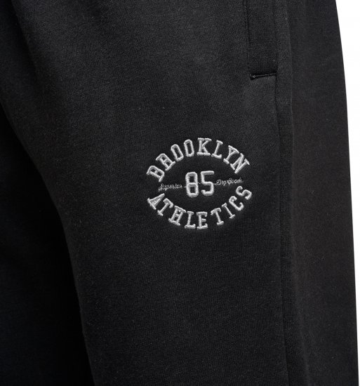 Kam Jeans 242 Brooklyn Athletics Jog Pants Black - Спортни панталони & Kъси панталони - мъжки спортни панталони големи размери