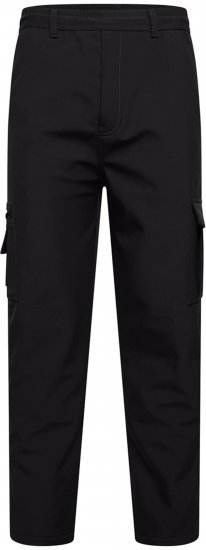 Kam Jeans 245 Soft Shell Elasticated Pants Black - Дънки и панталони - мъжки Дънки и панталони големи размери