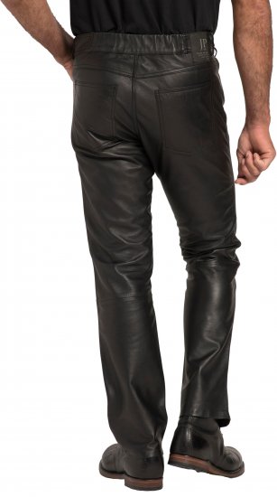 JP1880 Leather Pants Regular Fit Finest Lamb Nappa Black - Дънки и панталони - мъжки Дънки и панталони големи размери