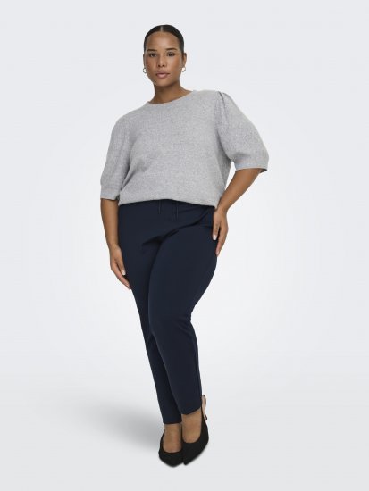 Only Carmakoma Goldtrash Classic Pants Navy - Панталони - 