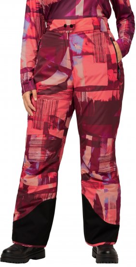 Ulla Popken Ski Pants Waterproof Velcro Closure Snow Gaiter Red - Дамски Дънки & Панталони в Големи Размери – Plus Size - 