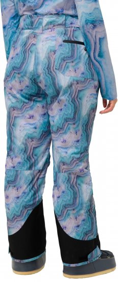 Ulla Popken Functional Ski Trousers Waterproof Shaped Knees Velcro Closure Mineral Blue - Дамски Дънки & Панталони в Големи Размери – Plus Size - 