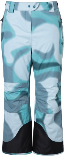 Ulla Popken Hyprar Ski Pants Waterproof Velcro Closure Shaped Knees Ice Green - Дамски Дънки & Панталони в Големи Размери – Plus Size - 