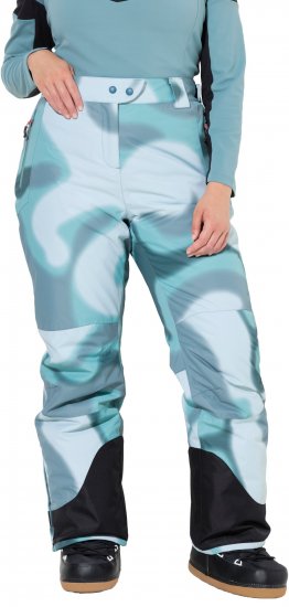 Ulla Popken Hyprar Ski Pants Waterproof Velcro Closure Shaped Knees Ice Green - Дамски Дънки & Панталони в Големи Размери – Plus Size - 