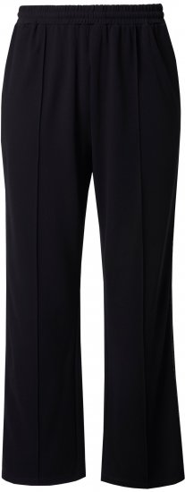 Ulla Popken Rose Wide Leg Stretch Waist Trousers Black - Дамски Дънки & Панталони в Големи Размери – Plus Size - 