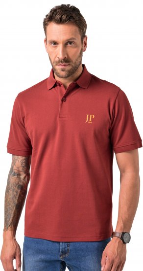JP1880 Polo Shirts 2-pack Piqué Red Orange - Поло тениски - мъжки тениски с яка големи размери