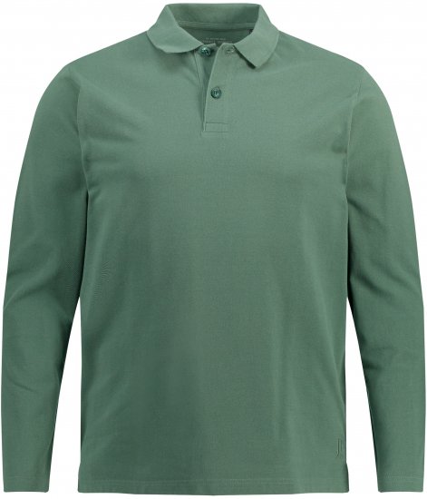JP1880 Polo Shirt Long Sleeve Pique Cactus - Поло тениски - мъжки тениски с яка големи размери