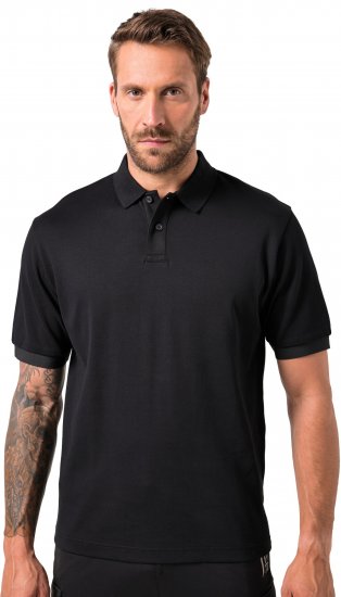 JAY-PI FLEXNAMIC® Poloshirt Black - Поло тениски - мъжки тениски с яка големи размери