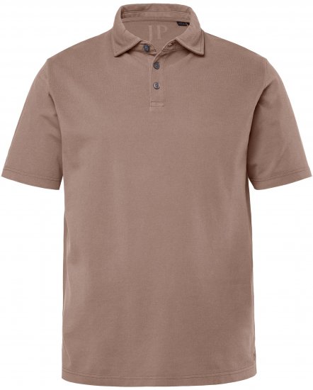 JP1880 Polo Shirt Short Sleeve Pique Vintage Brown - Поло тениски - мъжки тениски с яка големи размери