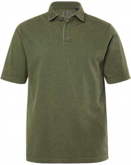 JP1880 Polo Shirt Short Sleeve Pique Vintage Green - Поло тениски - мъжки тениски с яка големи размери