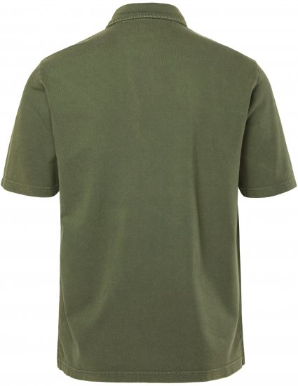 JP1880 Polo Shirt Short Sleeve Pique Vintage Green - Поло тениски - мъжки тениски с яка големи размери
