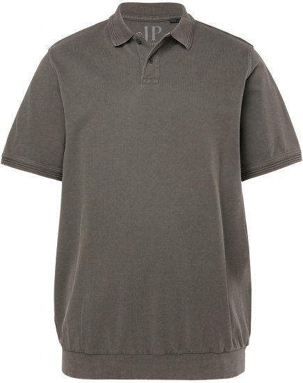 JP1880 Polo Shirt Pique Vintage Mocha - Поло тениски - мъжки тениски с яка големи размери