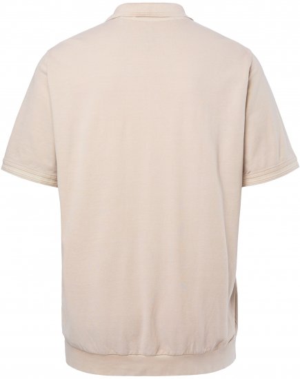 JP1880 Polo Shirt Short Sleeve Pique Dark Dusty Pink - Поло тениски - мъжки тениски с яка големи размери