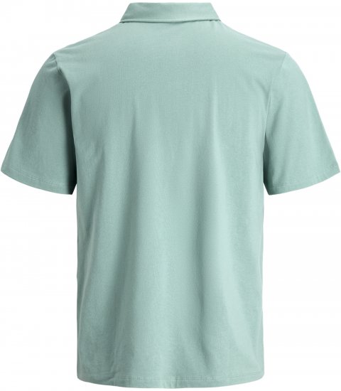 Jack & Jones Brandon Short Sleeve Polo Turquoise - Поло тениски - мъжки тениски с яка големи размери