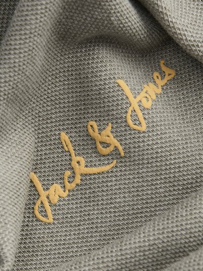 Jack & Jones Blaze Short Sleeve Polo Grey - Поло тениски - мъжки тениски с яка големи размери