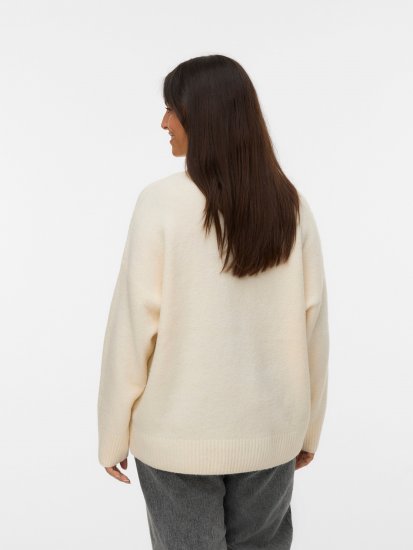 Vero Moda Boom Long Sleeve Pullover Birch - Плетени пуловери - 