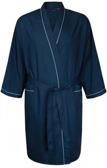 Espionage PJ091 Lightweight Bathrobe Navy - Халати за баня/xавлии - мъжки халати за баня големи размери