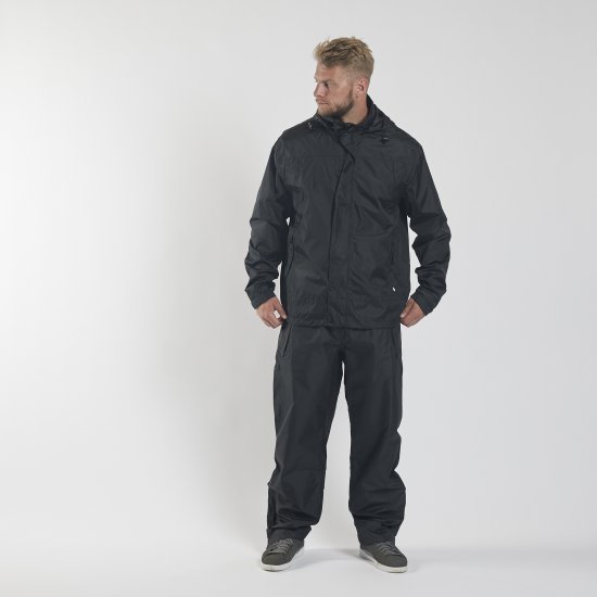 North Latitude Rain Jacket Black TALL - Спортни дрехи & Връхно облекло - мъжки спортни екипи големи размери