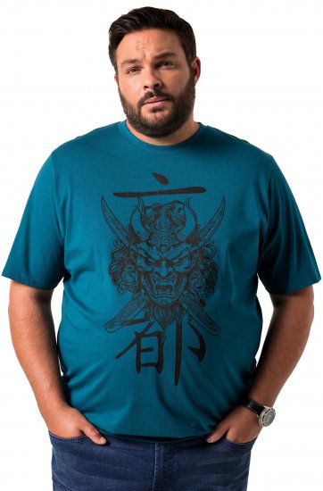 Men Plus T-Shirt Short Sleeve Lagoon Green - Тениски - мъжки тениски големи размери