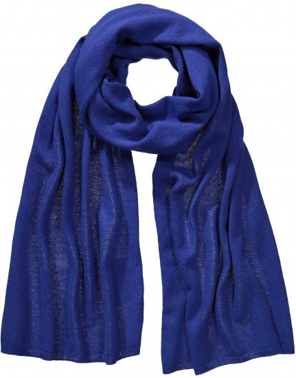 Ulla Popken Virgin Wool Cashmere Mix Scarf Deep Aqua - Аксесоари - 