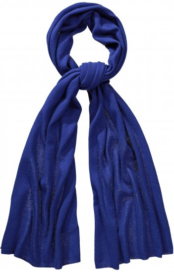 Ulla Popken Virgin Wool Cashmere Mix Scarf Deep Aqua - Аксесоари - 