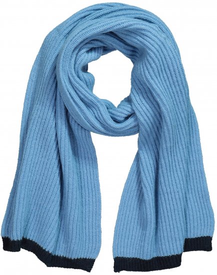 Ulla Popken Two Tone Knit Scarf Light Cornflower - Аксесоари - 