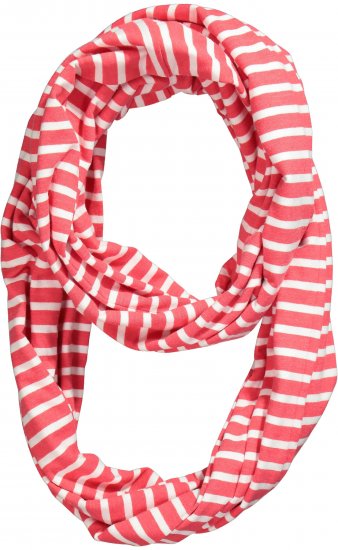 Ulla Popken Striped Infinity Scarf Light Pink - Аксесоари - 