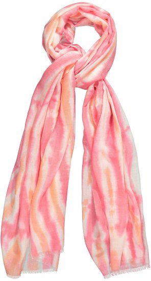 Ulla Popken Tie Dye Striped Scarf Magenta Pink - Аксесоари - 