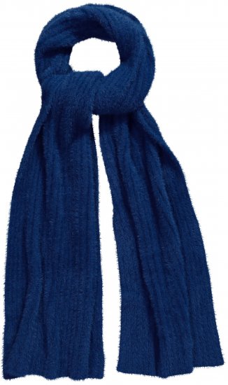 Ulla Popken Ribbed Knit Scarf Navy - Аксесоари - 