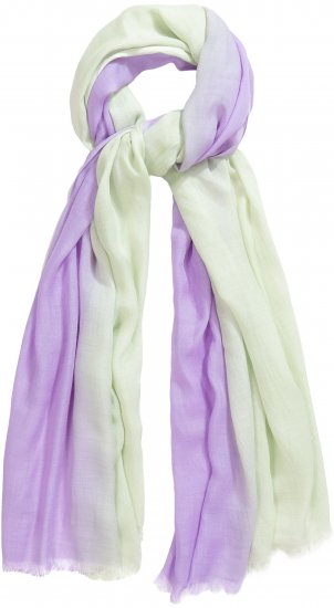 Ulla Popken Fringed Ombre Scarf Pistachio - Аксесоари - 