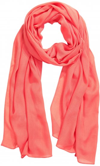Ulla Popken Lightweight Scarf Coral Pink - Аксесоари - 