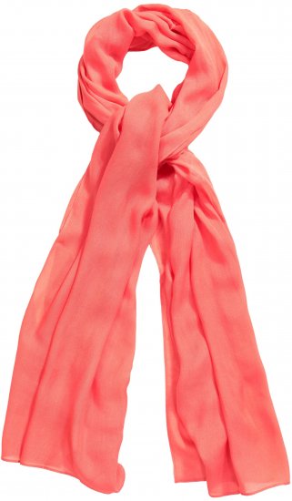 Ulla Popken Lightweight Scarf Coral Pink - Аксесоари - 